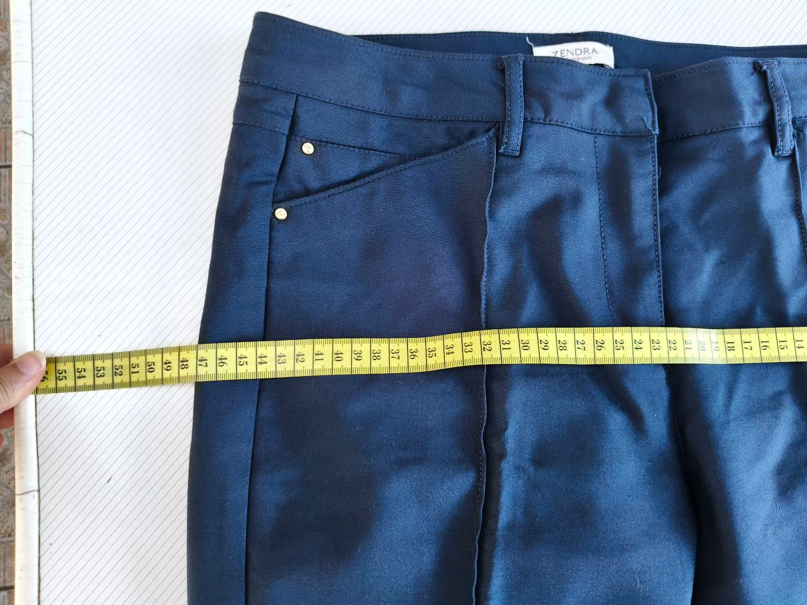 Pantalón azul marino Zendra El Corte Inglés t.42 – photo 8